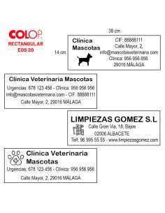 Sello Personalizado Colop EOS 20 (14 x 38 mm) 2