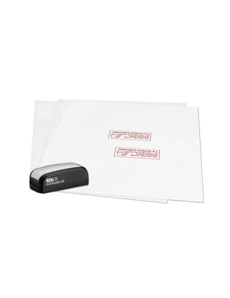 Sello Personalizado Colop EOS Pocket Stamp 30 (18 x 51 mm)