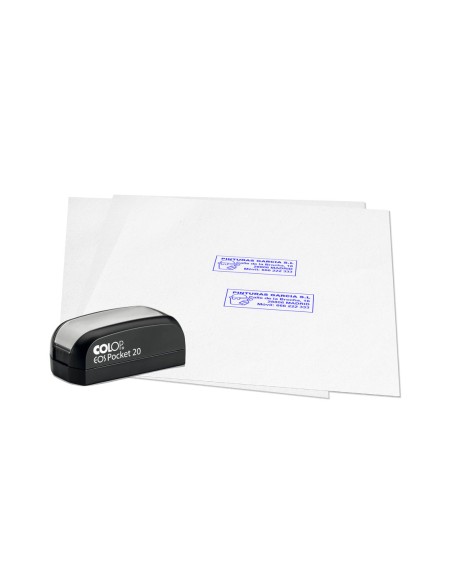Sello Personalizado Colop EOS Pocket Stamp 20 (14 x 38 mm)