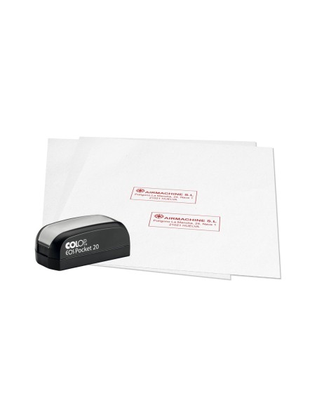 Sello Personalizado Colop EOS Pocket Stamp 20 (14 x 38 mm)