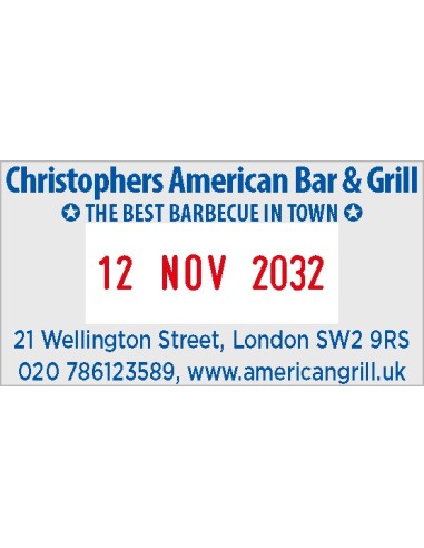 Sello Personalizado con Fecha Colop EOS 38 (25...